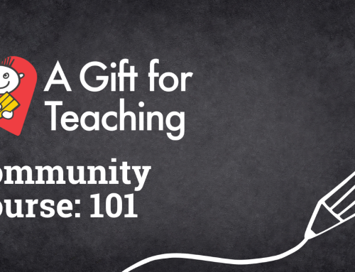 Community Course 101 – A Gift for Teaching